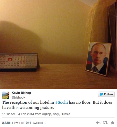Sochi Tweets Putin