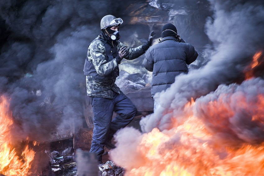 Ukraine Uprising Gas Masks
