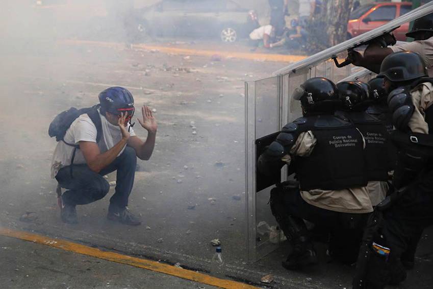 Venezuela Protests Confrontation