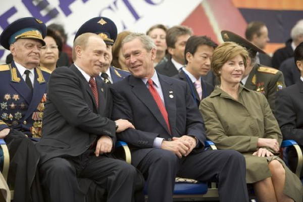 Putin Bush Meeting